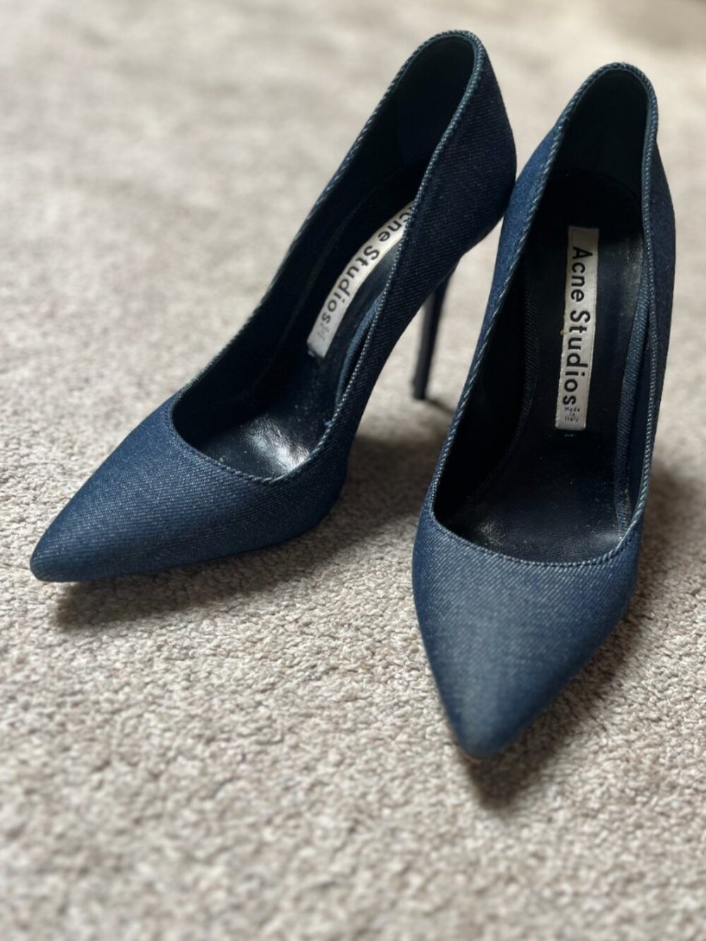 Acne Studios Denim Stilettos